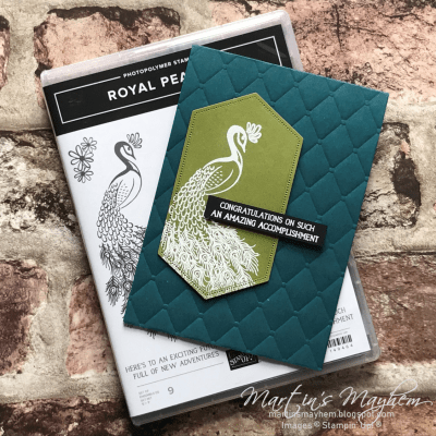 Stamping Society: Congratulations – Stampin’ Up! Royal Peacock Stamp Set