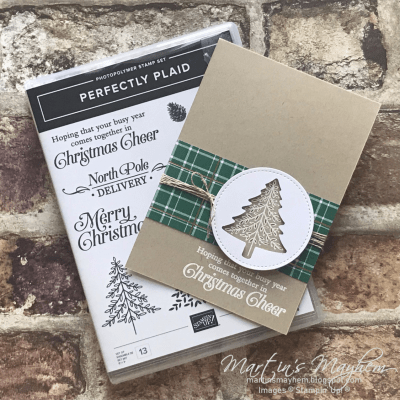 Stamping Sunday: Christmas Cheer – Stampin’ Up! Perfectly Plaid Stamp Set