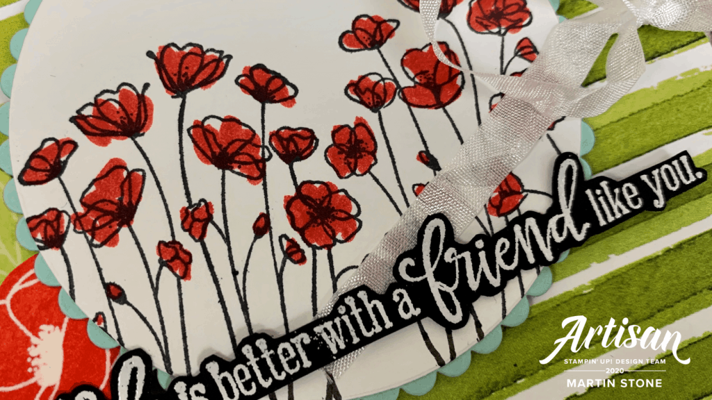 Painted Poppies Friendship Card