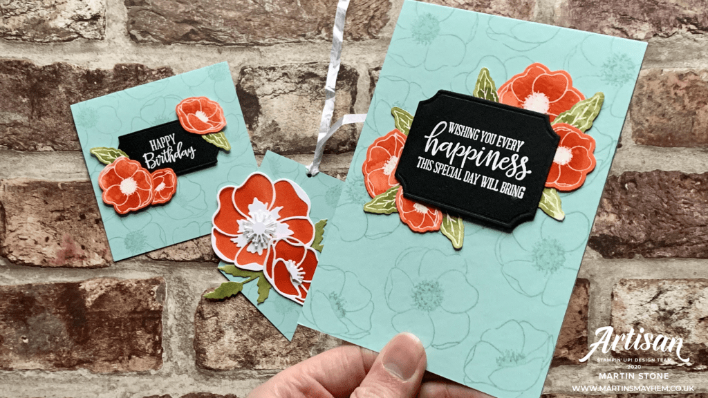 Stampin Up Peaceful Poppies Suite