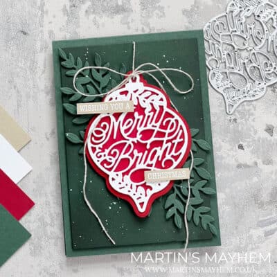 Stampin’ Up! Delicate Baubles Dies