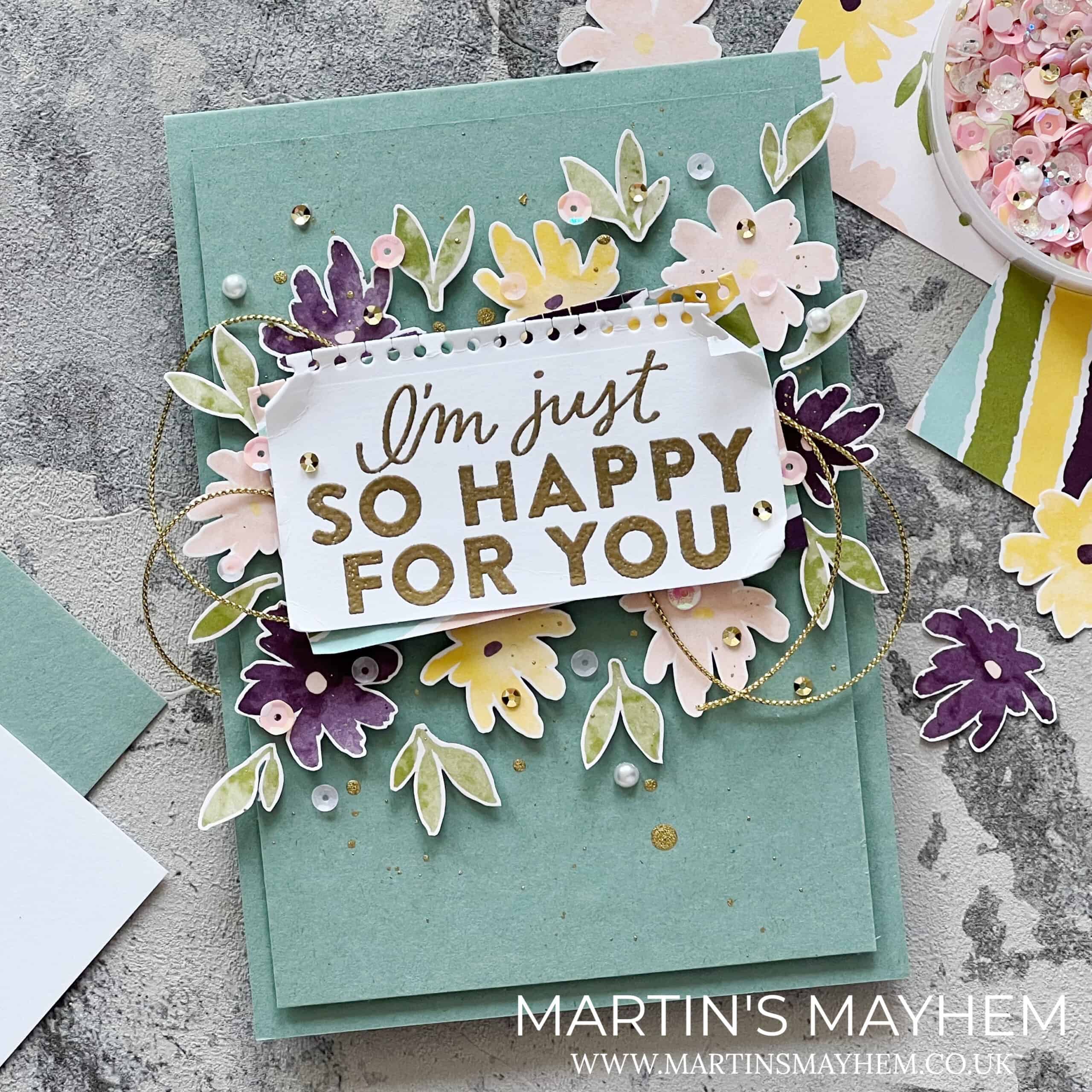 Fancy Friday Stampin' Up! Design a Daydream DSP Martin's Mayhem