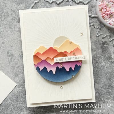Creation Station – Stampin’ Up! Majestic Mountain Dies