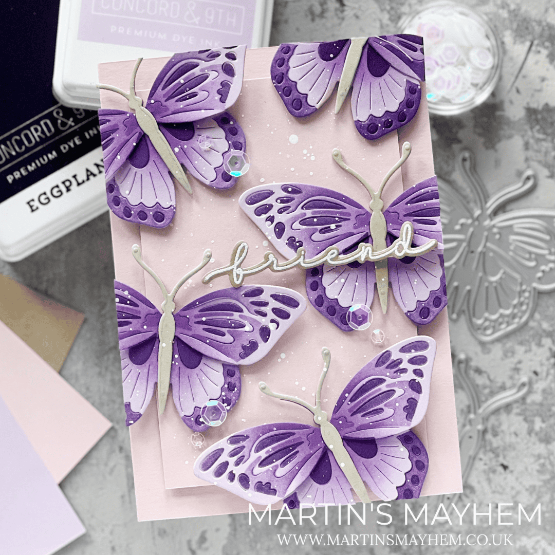 Create a Stunning Butterfly Card with Waffle Flower's Butterfly Focal ...